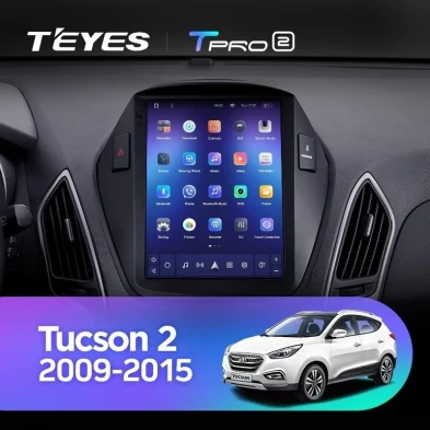 Штатная магнитола Tesla style Teyes TPRO 2 4/64 Hyundai IX35 (2009-2015) F2 Тип-AB