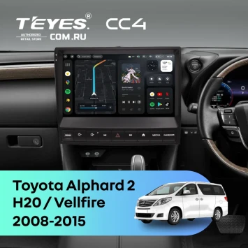 Штатная магнитола Teyes CC4 6/64 Toyota Alphard 2 H20 (2008-2015) F3