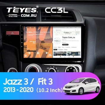 Штатная магнитола Teyes CC3L 4/64 Honda Jazz 3 (2013-2020) Тип-A