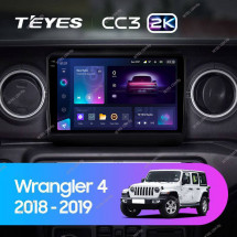 Штатная магнитола Teyes CC3 2K 4/64 Jeep Wrangler 4 JL (2018-2019)