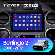 Штатная магнитола Teyes CC2 Plus 6/128 Citroen Berlingo 2 B9 (2008-2019)