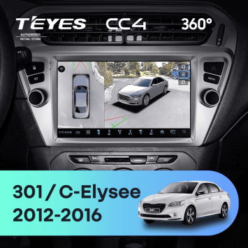 Штатная магнитола Teyes CC4 360 6/64 Citroen C-Elysee (2012-2016) F1
