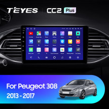 Штатная магнитола Teyes CC2 Plus 6/128 Peugeot 308 T9 308S (2013-2017)