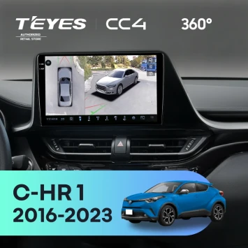 Штатная магнитола Teyes CC4 360 8/128 Toyota C-HR 1 (2016-2023) F1