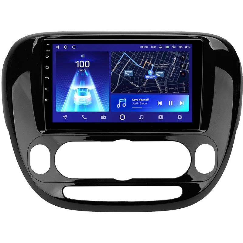 Переходная рамка Kia Soul 2 PS (2013-2019) кондиционер Тип-B (9&quot;)