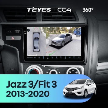 Штатная магнитола Teyes CC4 360 8/128 Honda Jazz 3 (2015-2020) Тип-A