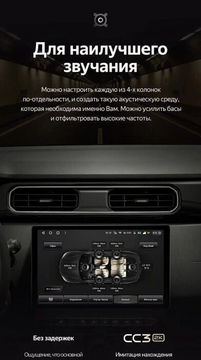 Штатная магнитола Teyes CC3 2K 6/128 Renault Duster HM 2 (2020-2023) F1 (13&quot;)