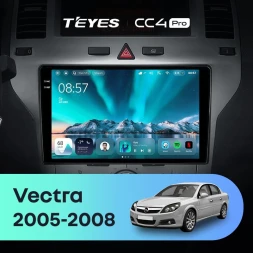 Штатная магнитола Teyes CC4 Pro 8/128 Opel Vectra (2005-2008) F2