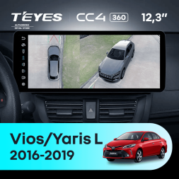 Штатная магнитола Teyes CC4 12.3" 360 6/64 Hyundai Santa Fe 2 (2006-2012)
