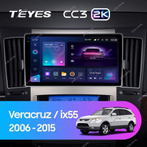 Штатная магнитола Teyes CC3 2K 360 6/128 Hyundai ix55 (2006-2015)