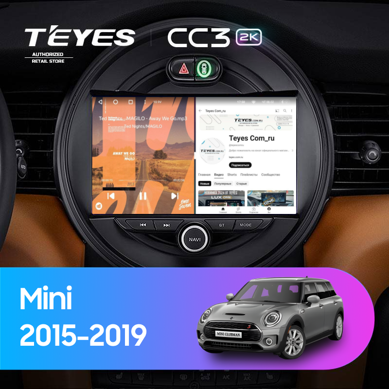Штатная магнитола Teyes CC3 2K 360 6/128 Mini Clubman (F54) (2015-2019)