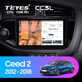 Штатная магнитола Teyes CC3L 4/32 Kia Ceed 2 JD (2012-2018)