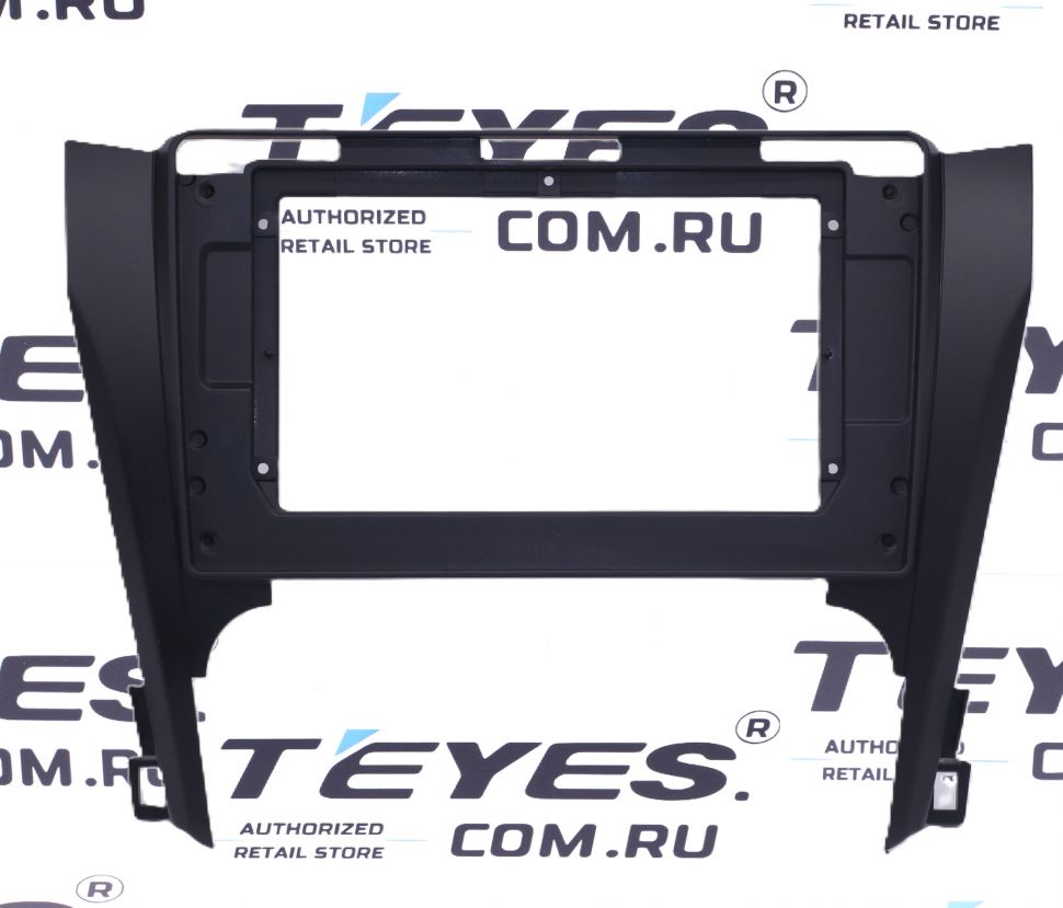 Переходная рамка Toyota Camry 7 XV 50 (2011-2014) (чёрная) (B - есть штатная камера) (10&quot;)