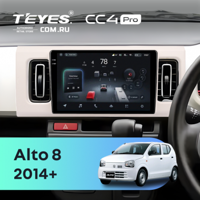 Штатная магнитола Teyes CC4 Pro 12/256 Suzuki Alto 8 (2014-)