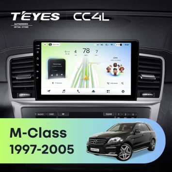 Штатная магнитола Teyes CC4L 4/64 Mercedes-Benz M-Class I W163 ML (1997-2005) Тип-B