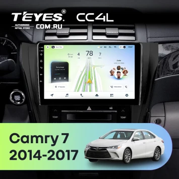 Штатная магнитола Teyes CC4L 6/64 с DTS Toyota Camry 7 XV 50 55 (2014-2017) (черная) F2