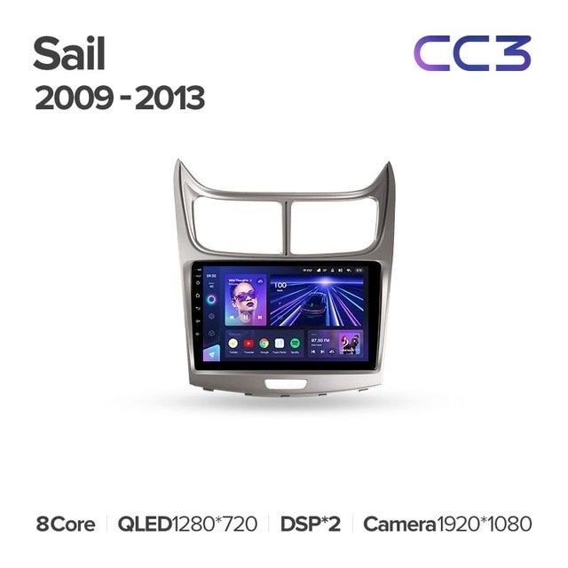 Штатная магнитола Teyes CC3 4/32 Chevrolet Sail (2009-2013)