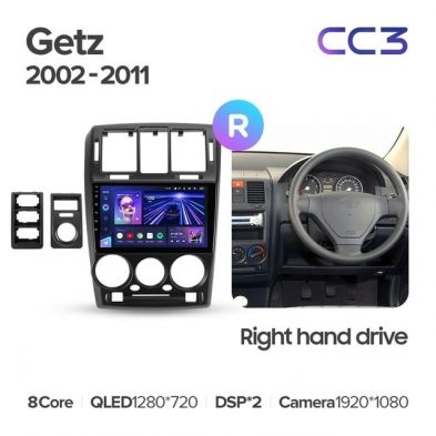Штатная магнитола Teyes CC3L 4/32 Hyundai Getz (2002-2011) Правый руль