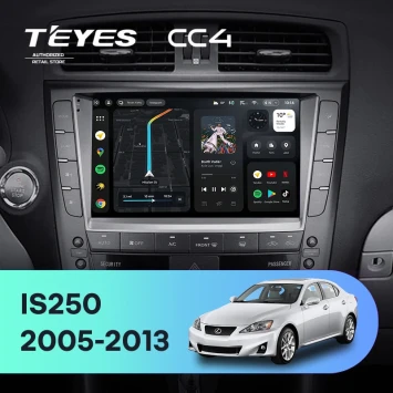 Штатная магнитола Teyes CC4 8/128 Lexus IS250 XE20 (2005-2013) (Hm) Тип-B
