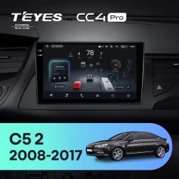 Штатная магнитола Teyes CC4 Pro 8/128 Citroen C5 2 (2008-2017) F2 (0din) F2