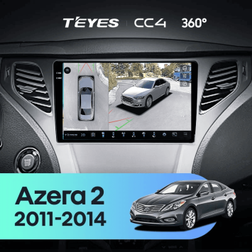 Штатная магнитола Teyes CC4 360 6/64 Hyundai Azera 2 (2011-2014) F1