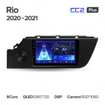 Штатная магнитола Teyes CC2 Plus 6/128 Kia Rio 4 IV FB (2020-2021)