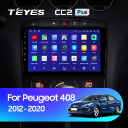 Штатная магнитола Teyes CC2 Plus 6/128 Peugeot 408 1 T7 (2012-2020)