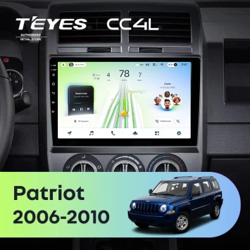 Штатная магнитола Teyes CC4L 6/64 с DTS Jeep Patriot (2006-2010)