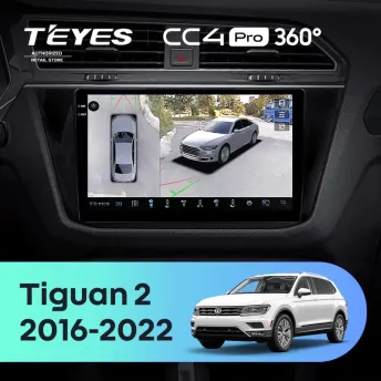 Штатная магнитола Teyes CC4 Pro 360 8/128 Volkswagen Tiguan 2 (2016-2022) Тип-A
