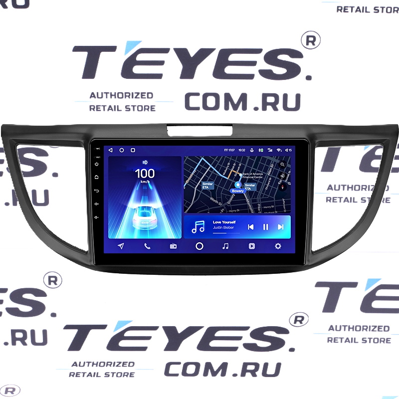 Переходная рамка Honda CR-V 4 RM RE (2011-2018) Тип-A (9&quot;)