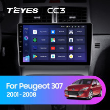 Штатная магнитола Teyes CC3 3/32 Peugeot 307 1 (2001-2008)