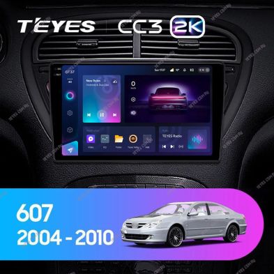 Штатная магнитола Teyes CC3 2K 360 6/128 Peugeot 607 (2004-2010)