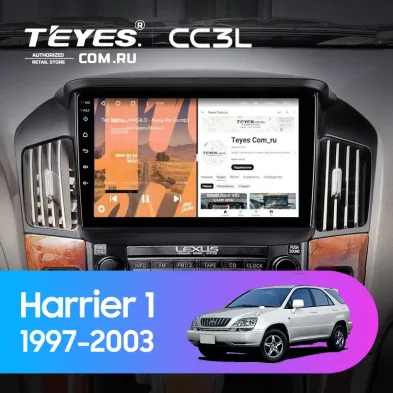 Штатная магнитола Teyes CC3L 4/64 Toyota Harrier 1 (XU10) (1997-2003) F1