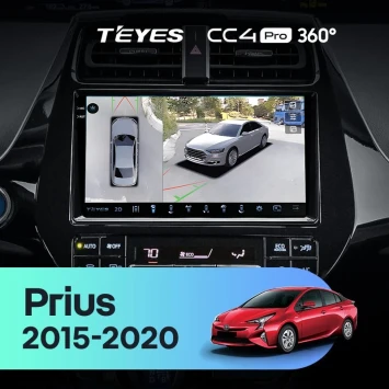 Штатная магнитола Teyes CC4 Pro 360 8/128 Toyota Prius XW50 (2015-2020)