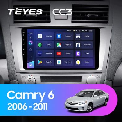 Штатная магнитола Teyes CC3 4/32 Toyota Camry (2006-2011) 10&quot; F2