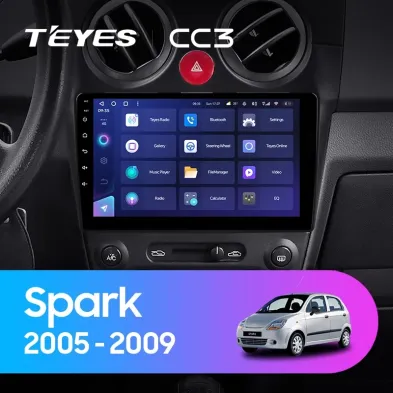 Штатная магнитола Teyes CC3 4/32 Chevrolet Spark M200 (2005-2009)