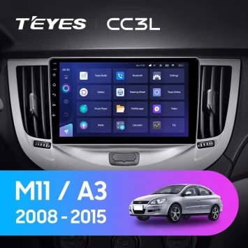 Штатная магнитола Teyes CC3L 4/32 Chery M11 A3 (2008-2015)