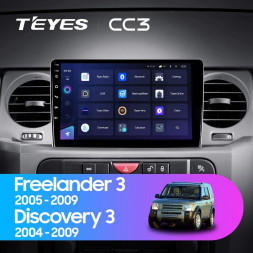 Штатная магнитола Teyes CC3 4/64 Land Rover Discovery 3 (2004-2009)