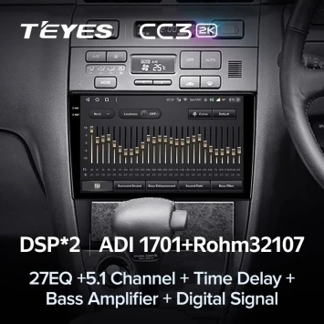 Штатная магнитола Teyes CC3 2K 4/64 Nissan Cefiro 2 A32 (1994-2000) F1
