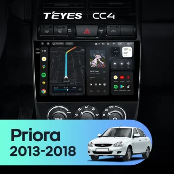 Штатная магнитола Teyes CC4 8/128 LADA Priora (2013-2018) F4