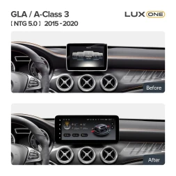 Установочный комплект Mercedes-Benz A-Class 3 W176 / GLA-Class X156 (NTG 5.0) (2015-2020) (12,3")