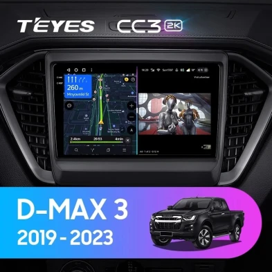 Штатная магнитола Teyes CC3 2K 6/128 lsuzu D-MAX 3 RG (2019-2023)