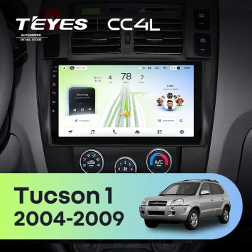 Штатная магнитола Teyes CC4L 6/64 с DTS Hyundai Tucson 1 (2004-2009) F2