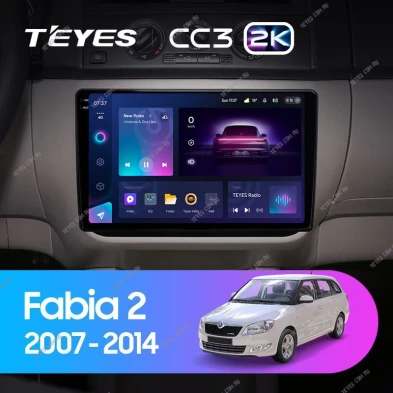 Штатная магнитола Teyes CC3 2K 4/32 Skoda Fabia 2 (2007-2014)