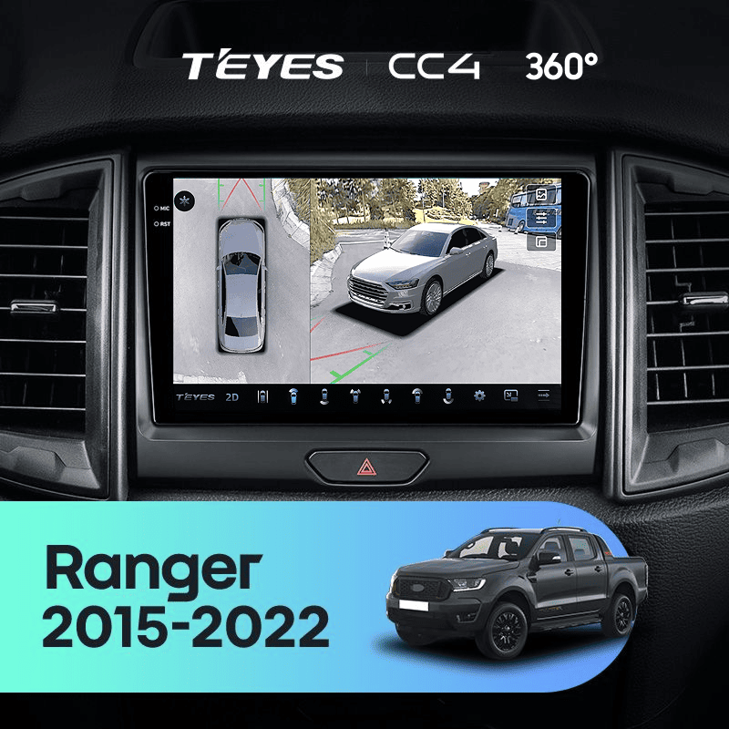 Штатная магнитола Teyes CC4 360 6/64 Ford Ranger P703 (2015-2022) Тип-A