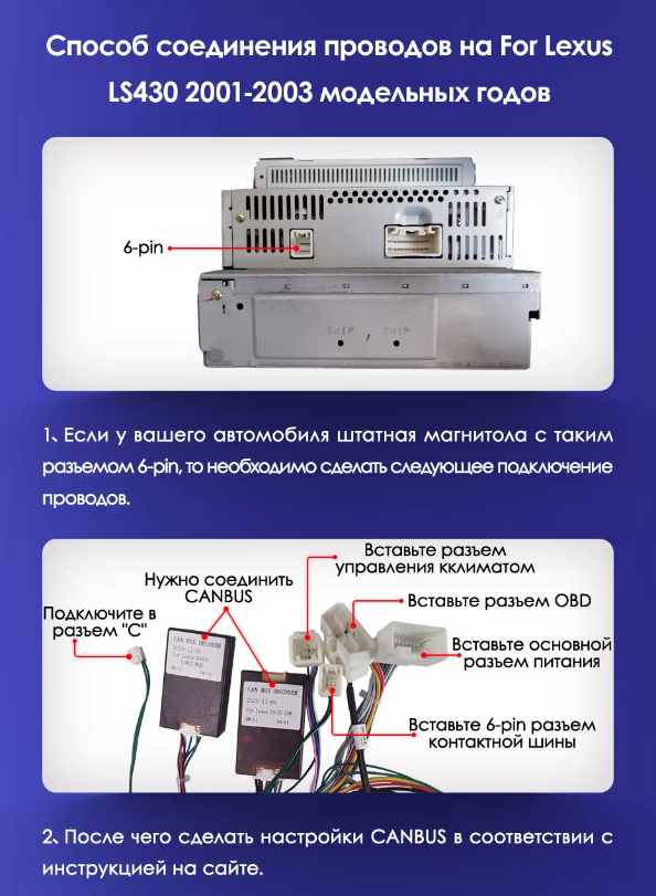 Штатная магнитола Teyes CC3L 4/64 Lexus LS430 XF30 (2000-2006) F1