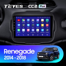 Штатная магнитола Teyes CC2 Plus 4/64 Jeep Renegade (2014-2018)
