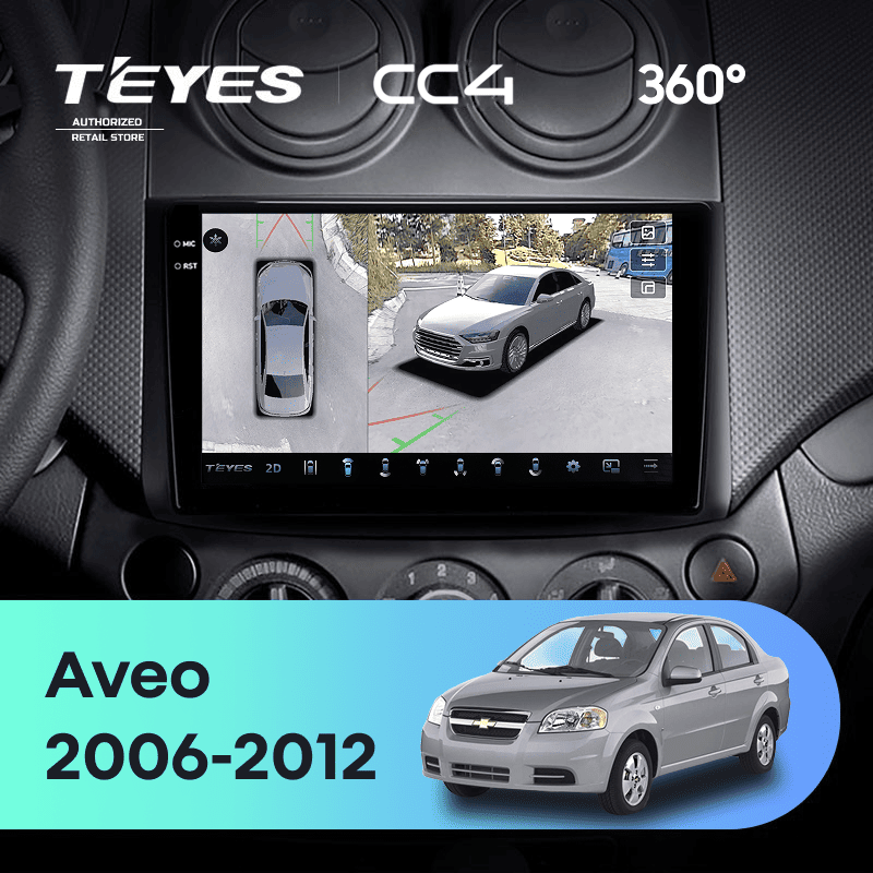 Штатная магнитола Teyes CC4 360 6/64 Chevrolet Aveo T250 (2006-2012)