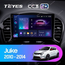 Штатная магнитола Teyes CC3 2K 6/128 Nissan Juke (2010-2014)