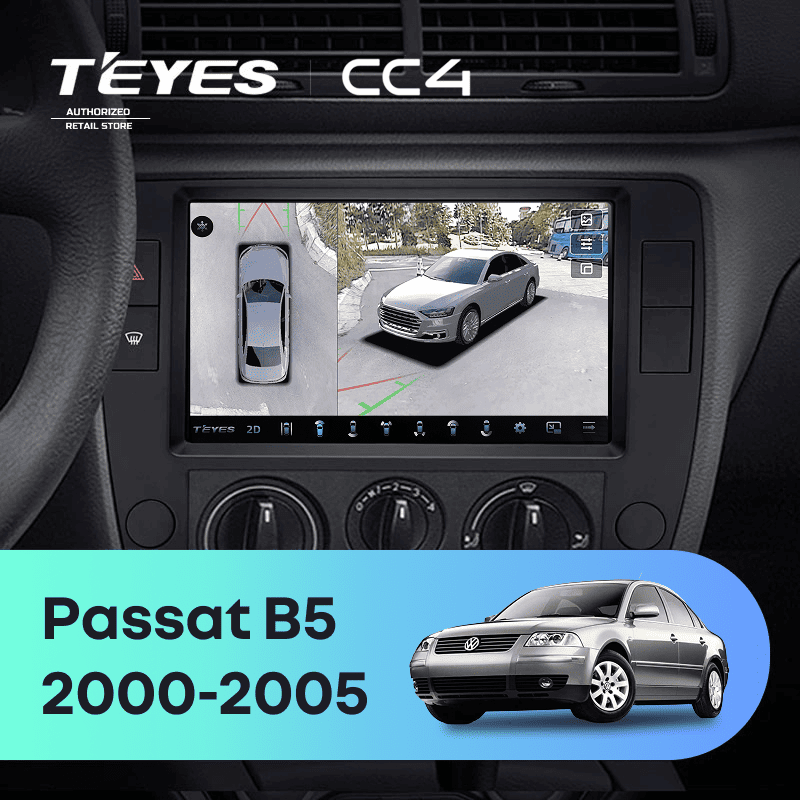 Штатная магнитола Teyes CC4 360 6/64 Volkswagen Passat B5 (2000-2005)